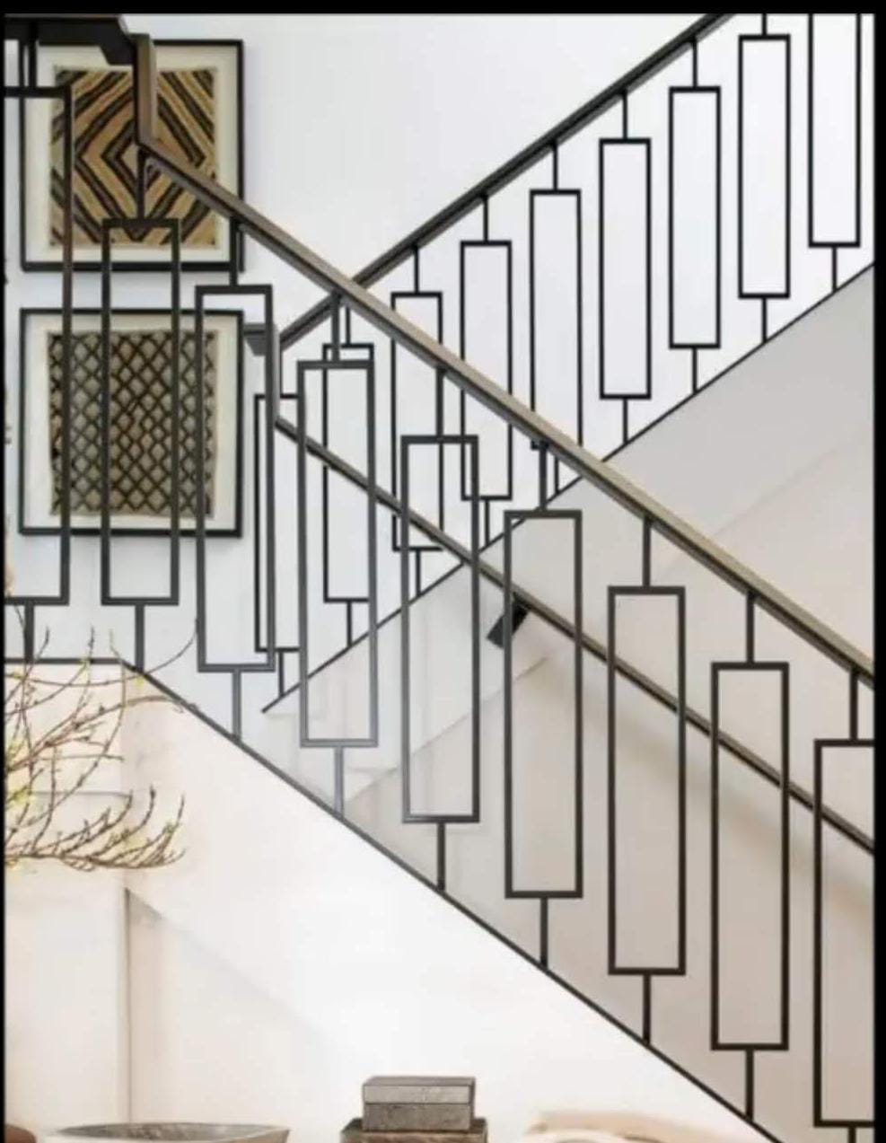 BALCONY GRILLS WITH PIPES